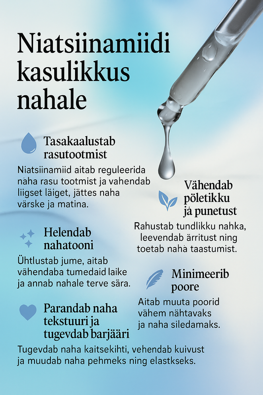 Niatsinamiid: Universaalne koostisosa igale nahatüübile