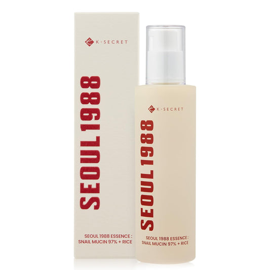 K-SECRET - SEOUL 1988 Essence: Snail Mucin 97% + Rice - 100ml